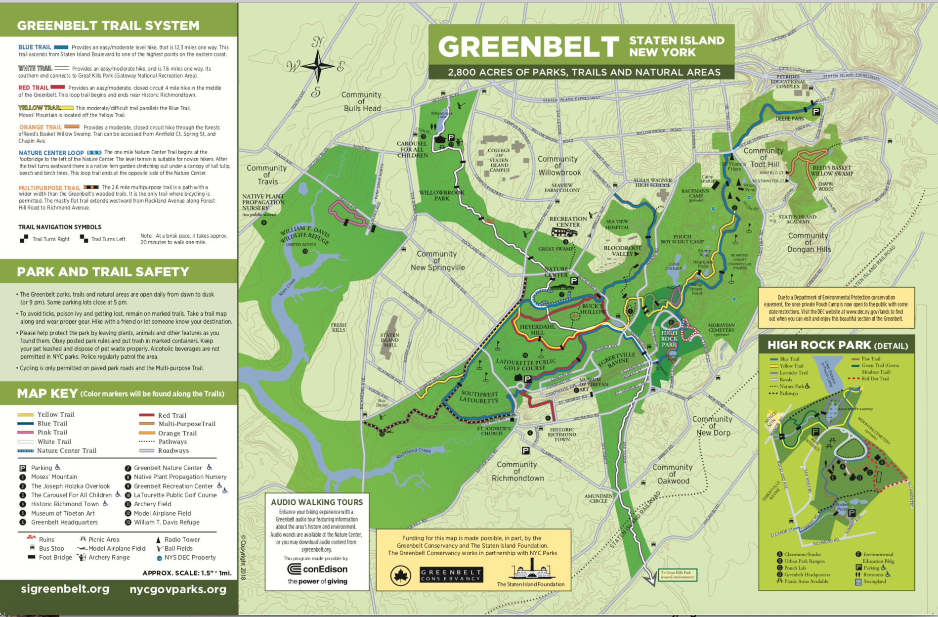 Staten Island Greenbelt Trail Map Hiking And Running Trails Are Open For Solitary Recreation. The Greenbelt  Nature And Recreation Centers Are Closed. Programs Canceled Through April  29. – Greenbelt Conservancy